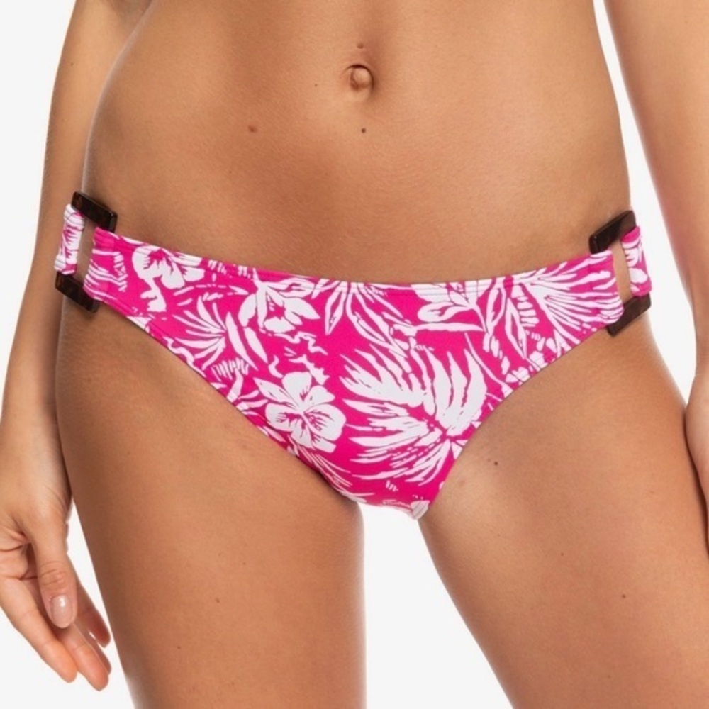NWT Roxy Blooming Ride Moderate Bikini Bottoms